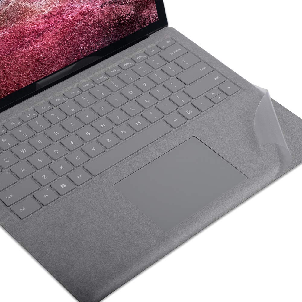 Xisiciao Transparent Keyboard Palm Rest Protector For Microsoft Surface Laptop/Laptop 2 Pads/Wrist Rests,Protect Alcantara From