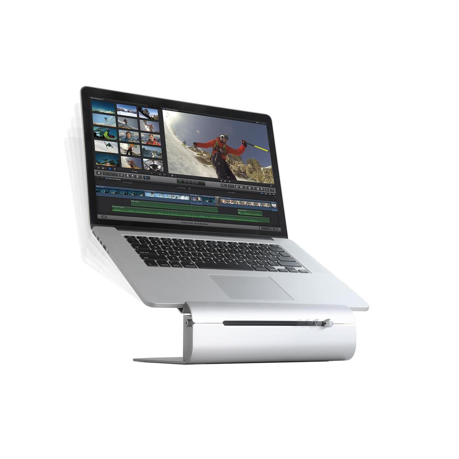 Rain Design Ilevel2 Adjustable Height Laptop Stand (Patented) (Silver)