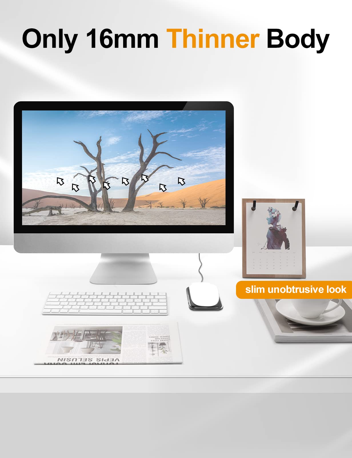 Meatanty [Ultra Slim And Quiet] Mouse Jiggler, 100% Unrecognizable Mouse Mover, Adjustable Interval Timer, Mouse Shaker Wiggler