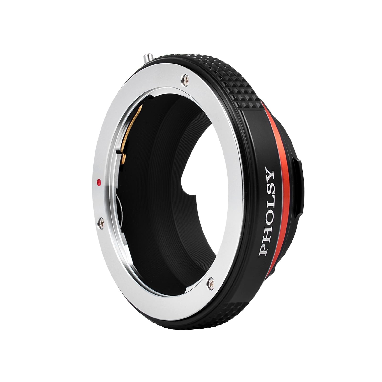 Pholsy Lens Mount Adapter With 6 Bit Coding Compatible With Contax/Yashica Cy Lens To Leica M Mount Camera Body Cy To Leica M