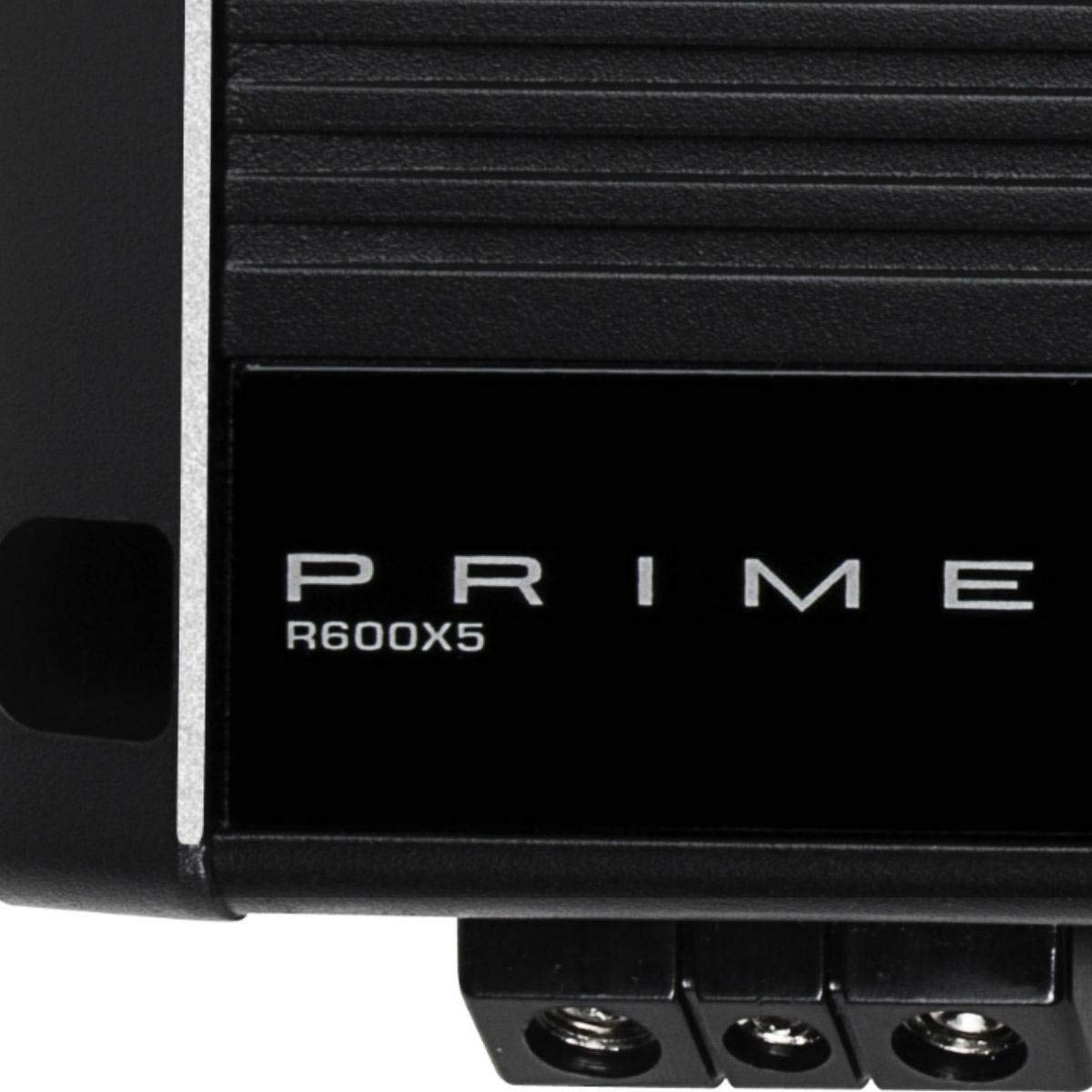 Rockford Fosgate R600X5 5-Channel Amplifier - Aluminum, Black, Model R600X5