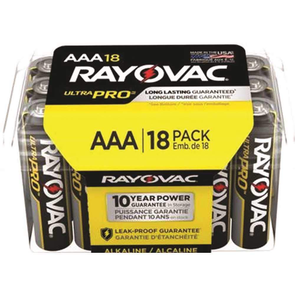 Rayovac Alaaa 18F Ultra Pro Aaa Alkaline Batteries Contractor Pack