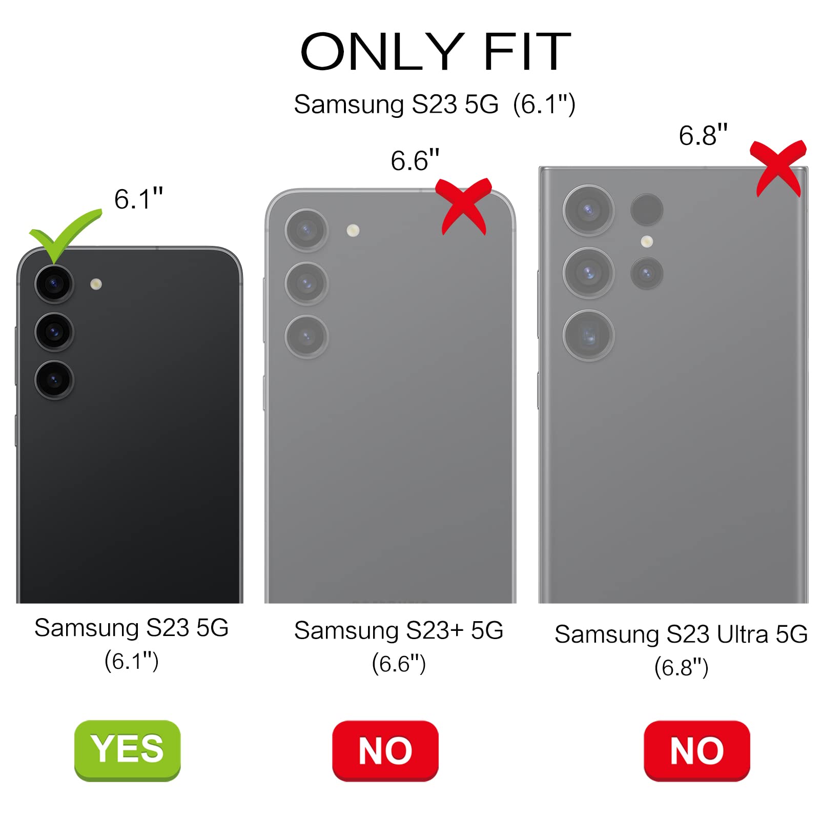 Bentoben For Samsung Galaxy S23 Case, 360 Ring Holder Kickstand Support Car Mount Elegant Plating Edge Slim Shockproof Soft Tpu