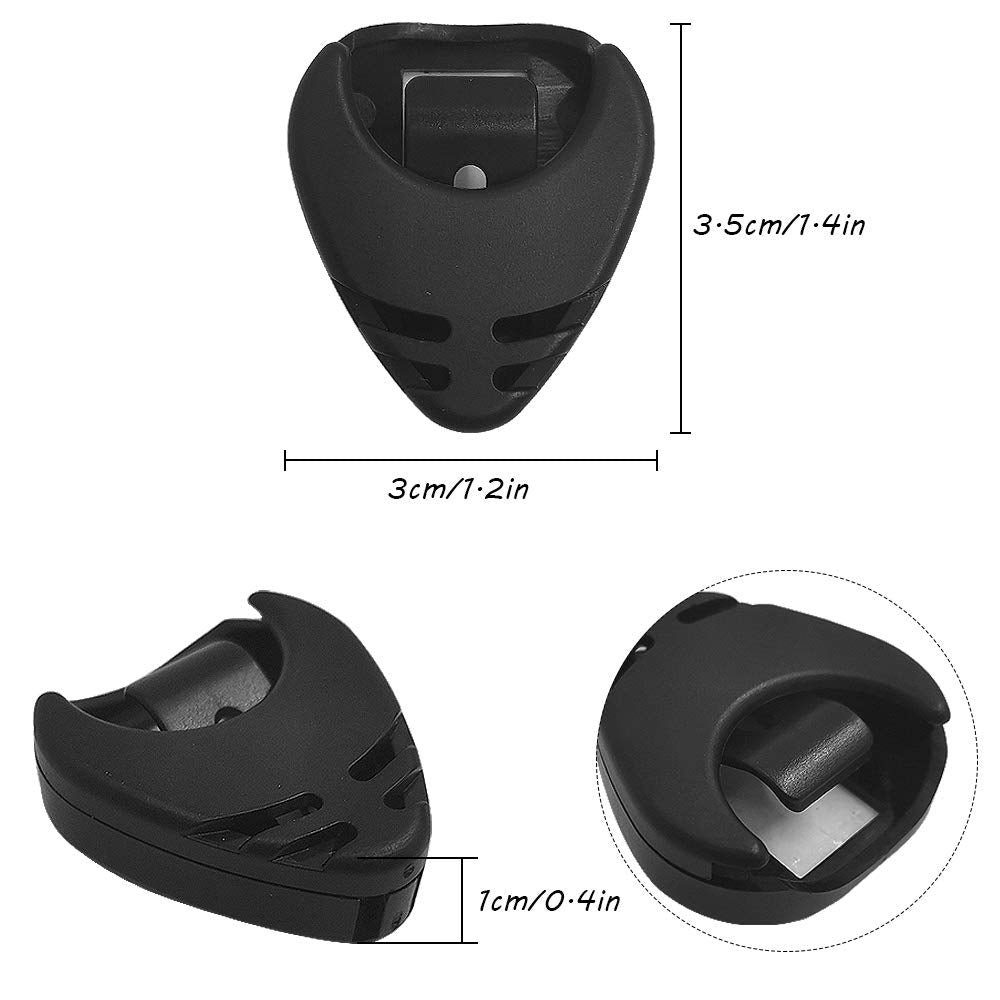 20 Pcs Guitar Picks With 2 Guitar Pick Holders And Guitar String Winder,Maxin Celluloid Guitar Picks With Guitar String Winder 3