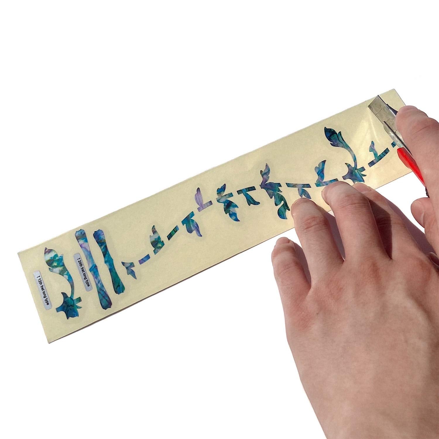 Inlay Sticker Fret Markers For Guitars   Tree Of Life   Abalone Mix