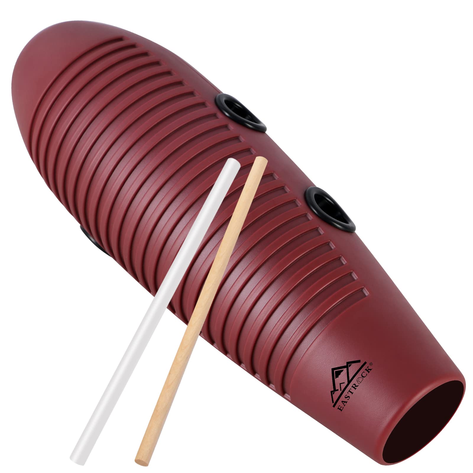 Eastrock Guiro Instrument 3.9''X13'' Fish Shaped Latin Percussion Instrument With 2 Scrapers Guiro Instrument Musical Training T