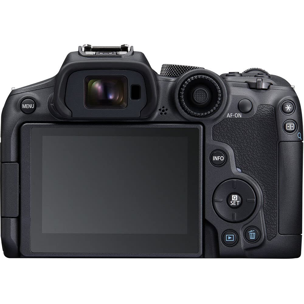 Canon EOS R7 Mirrorless Camera (Body Only), Hybrid Camera, 32.5 Megapixel (APS C) CMOS Sensor, 4K Video, for Sports, Action, Content Creators, Vlogging Camera, Black