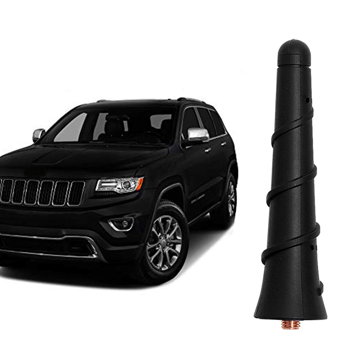 3.2 Inch Antenna For 2010 2025 Jeep Cherokee Grand Cherokee Compass Renegade Trailhawk Dodge Durango Avenger Chrysler 200 Journey, Stubby Jeep Accessories Oem 5091100Aa 68297936Aa 5091100Ab