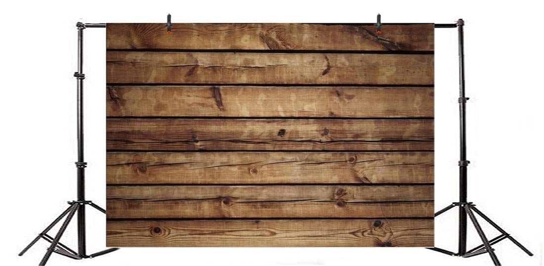 Lfeey 10X8Ft Wood Backdrops For Photography Grunge Vintage Worn Wooden Boards Background Seamless Backdrop Brown Photo Wall Wrin