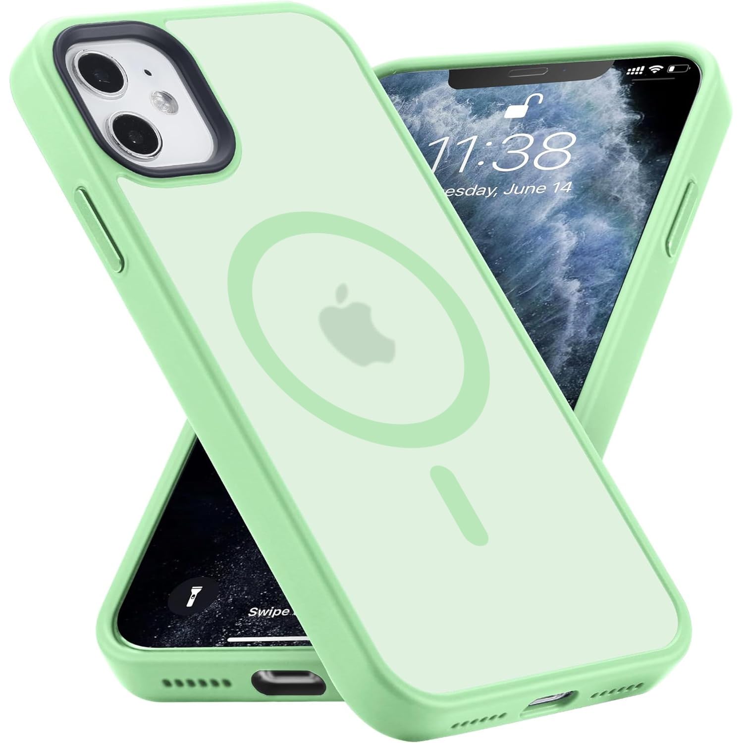 Yriklso Magnetic Case for iPhone 11 6.1 Inch, [Compatible with MagSafe], [Military Grade Drop Protection], Shockproof Matte Cove