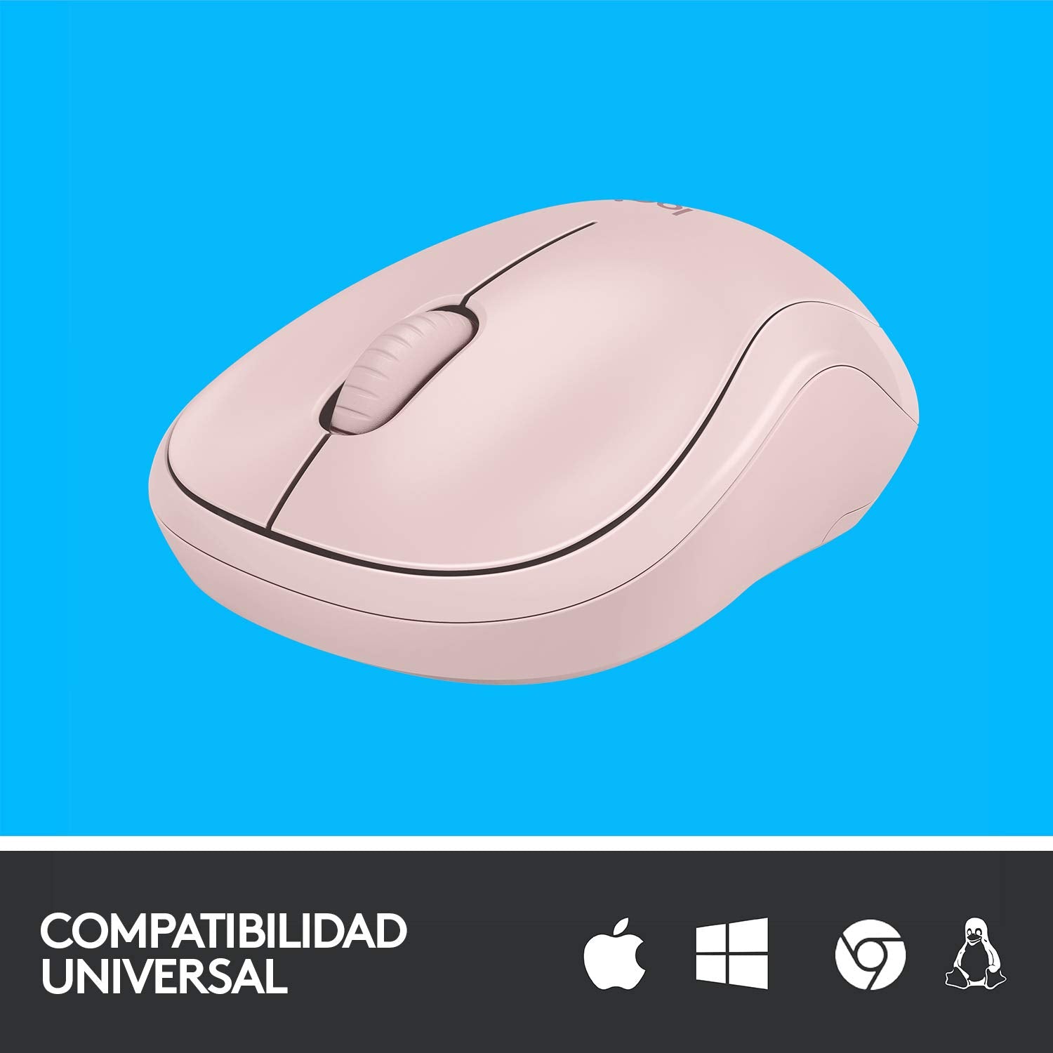 Logitech M220 Silent Wireless Mouse, 2.4 Ghz With Usb Receiver, 1000 Dpi Optical Tracking, 18-Month Battery, Ambidextrous, Compa