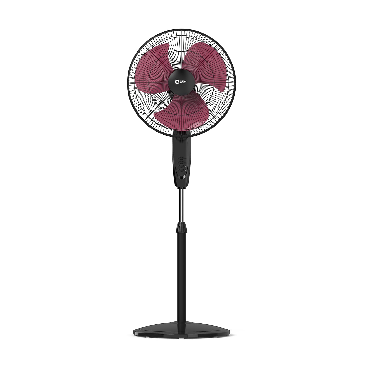 Orient Electric Stand 87 400 Mm Pedestal Fans | 100% Copper Motor, High Air Delivery | Millitary Grade Guard | 3 Speed Control,