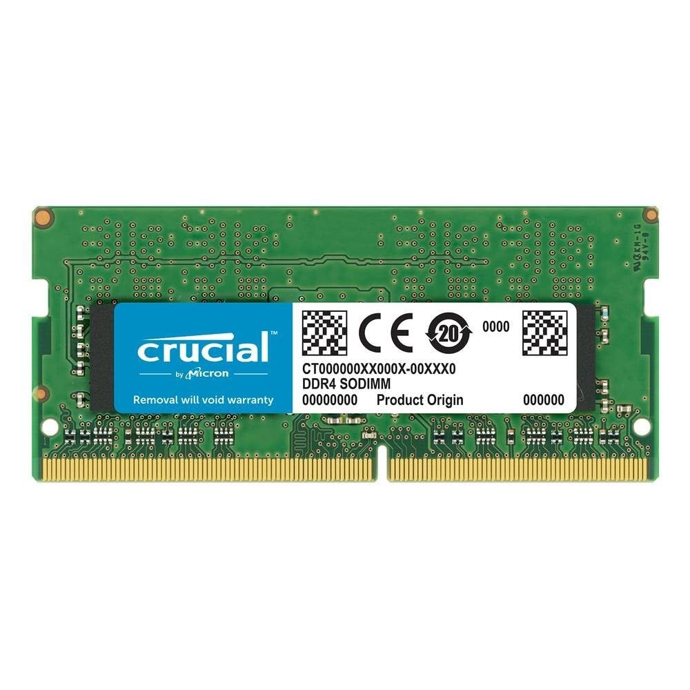 Crucial 16GB Single DDR4 2400 MT/s (PC4-19200) DR x8 SODIMM 260-Pin Memory - CT16G4SFD824A