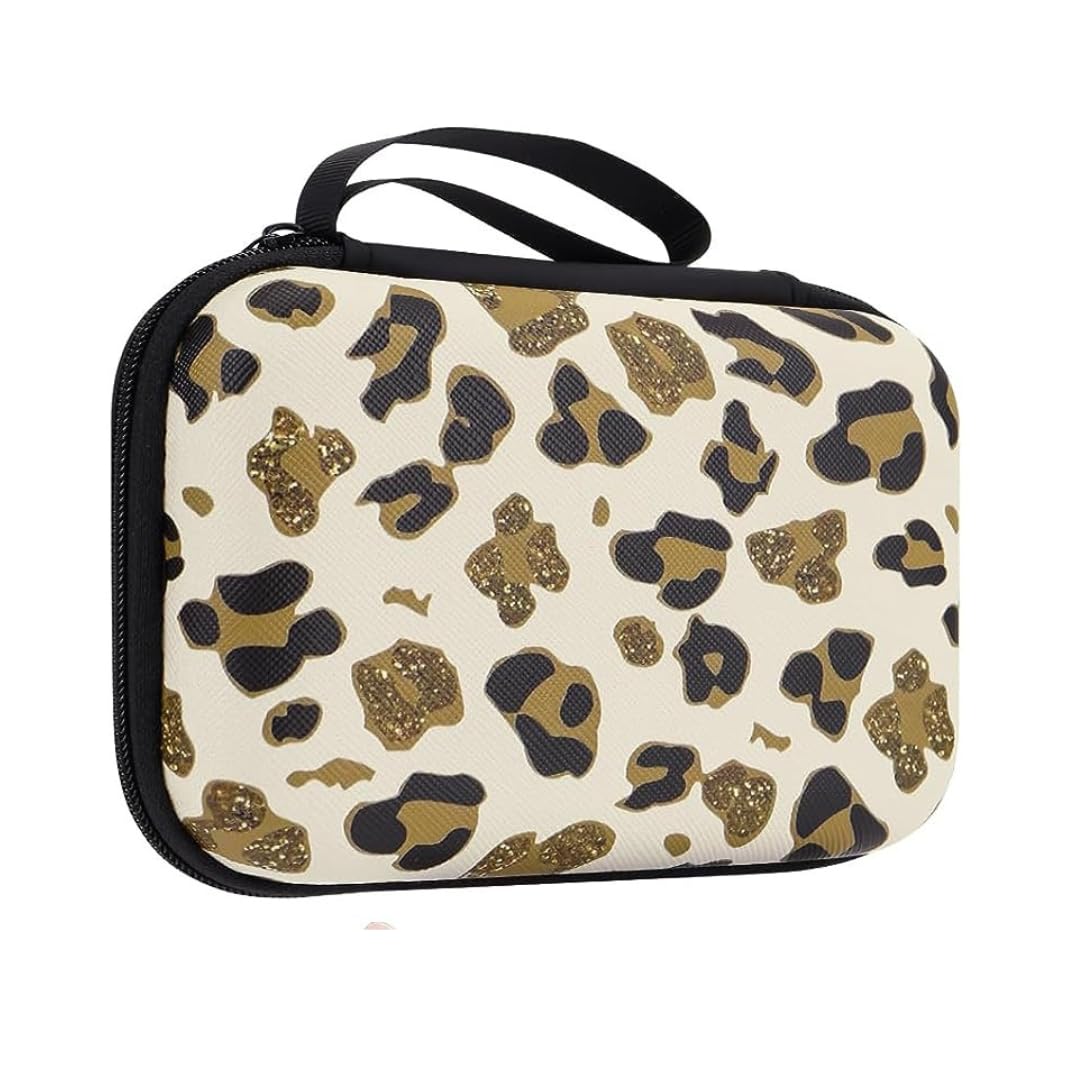 St External Hard Drive Portable Carrying Case, Leopard