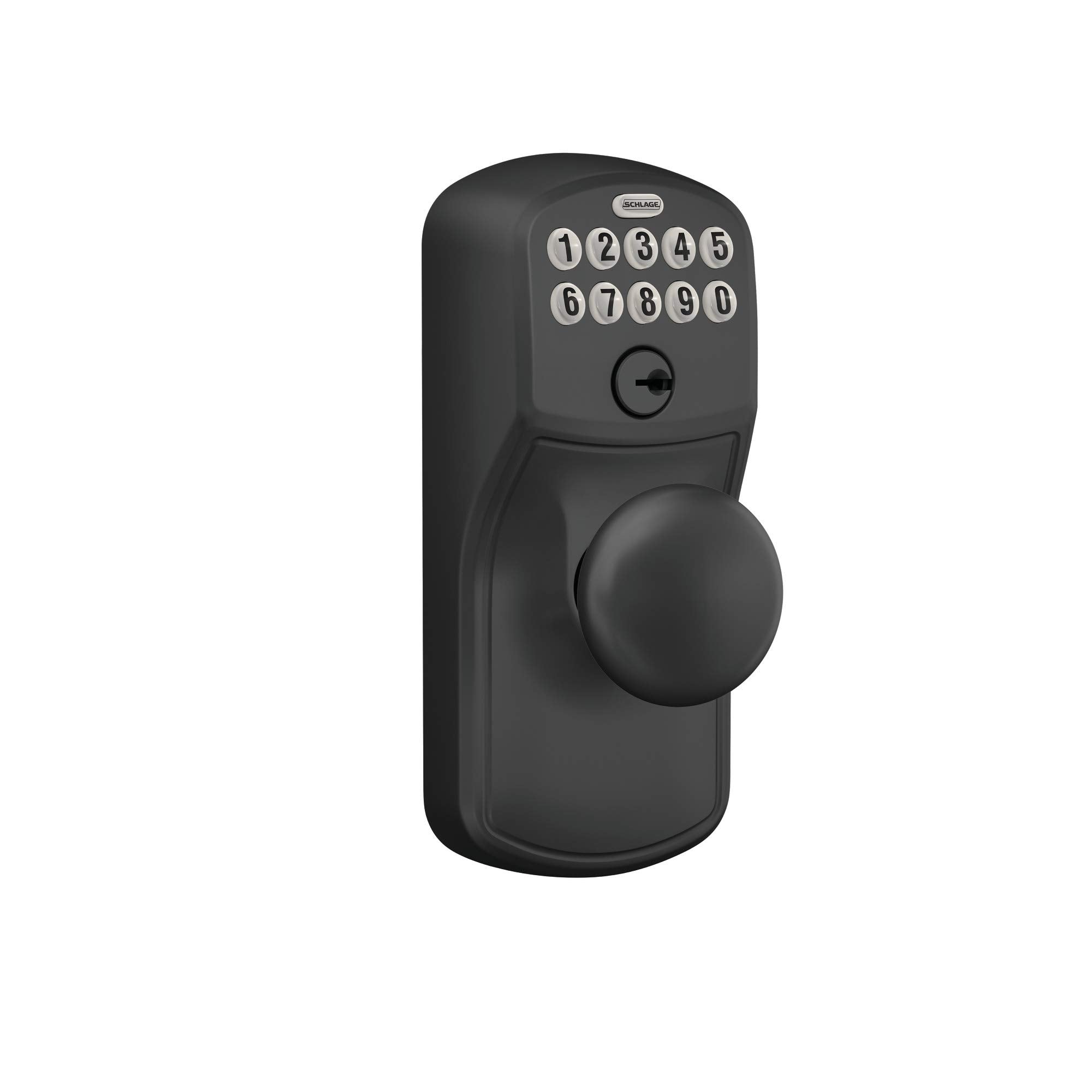 Schlage Fe595 622 Ply Keypad Entry With Flex Electronic Lock, Matte Black