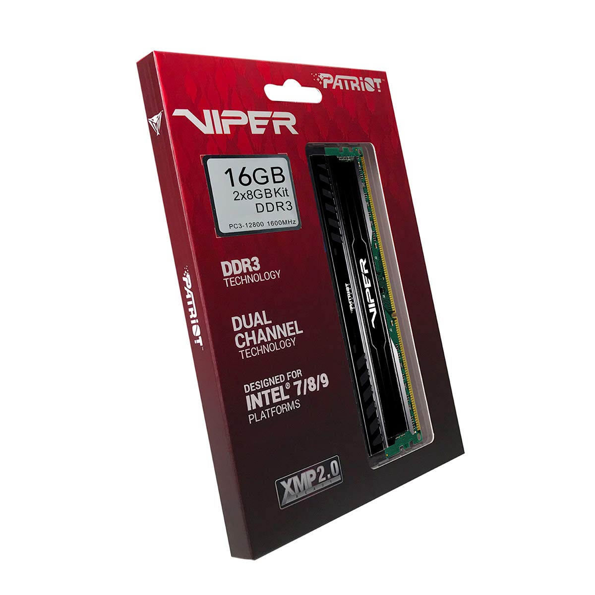 Patriot Memory 16Gb (2 X 8Gb) Pc3 12800 (1600Mhz) Kit Module De M  Moire 16 Go 2 X 8 Go Ddr3