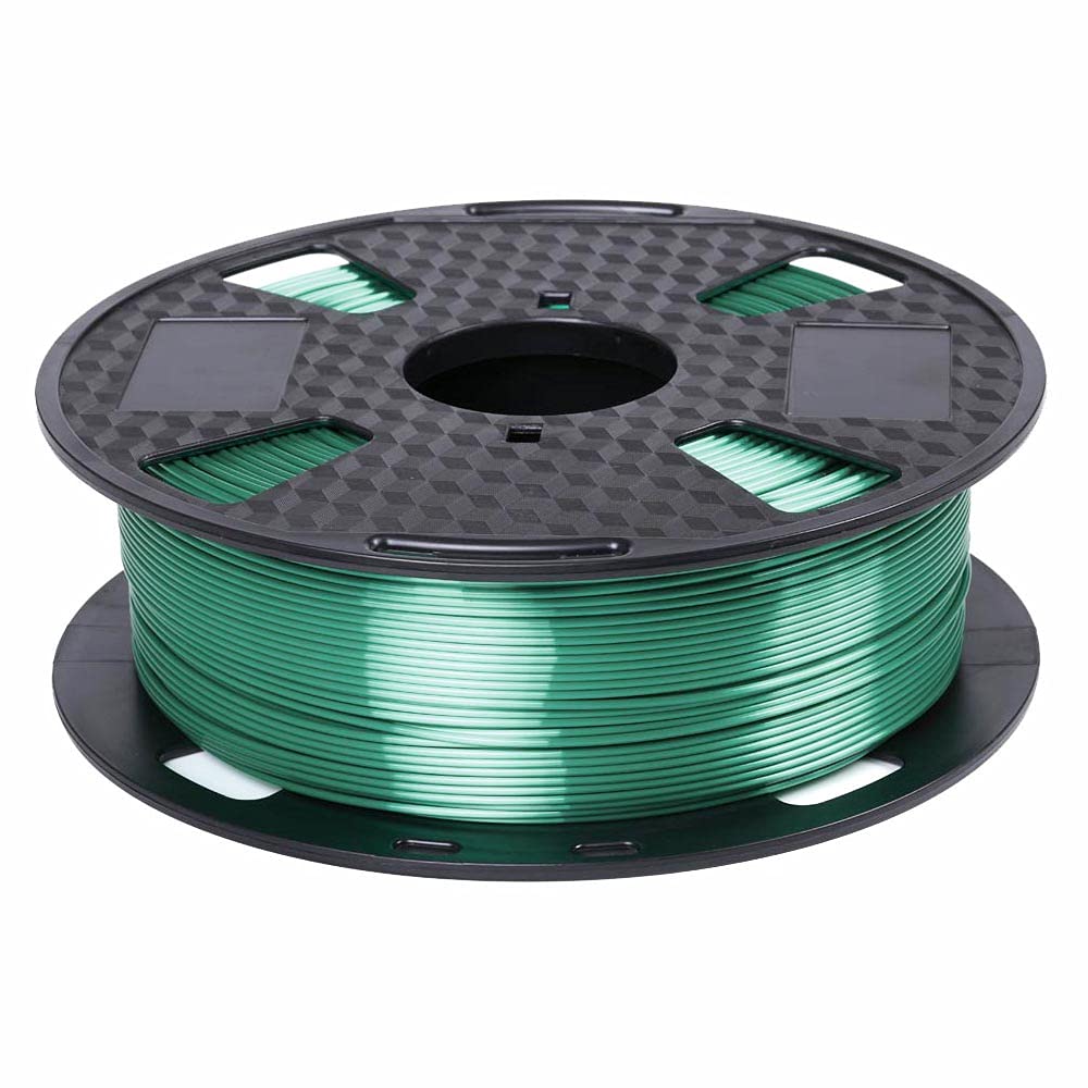 Shiny Silk Green Pla Filament 1.75 Mm 3D Printer Filament 1Kg 2.2Lbs Spool 3D Printing Material Shine Silky Shiny Metal Pla Cc3D