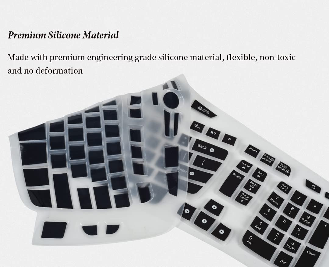 Keyboard Cover For Logitech K350 Mk550 Mk570 Wireless Wave Keyboard, Logitech K350 Mk550 Mk570 Wireless Keyboard Accessories Pro