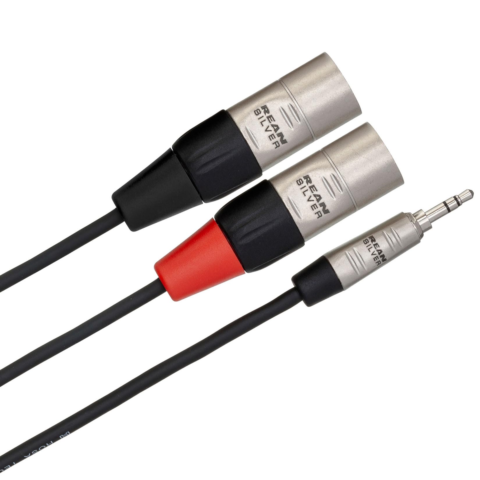 Hosa Hmx-003Y Pro Stereo Breakout Cable - 3.5Mm Trs Male To Dual Xlr Male - 3 Foot
