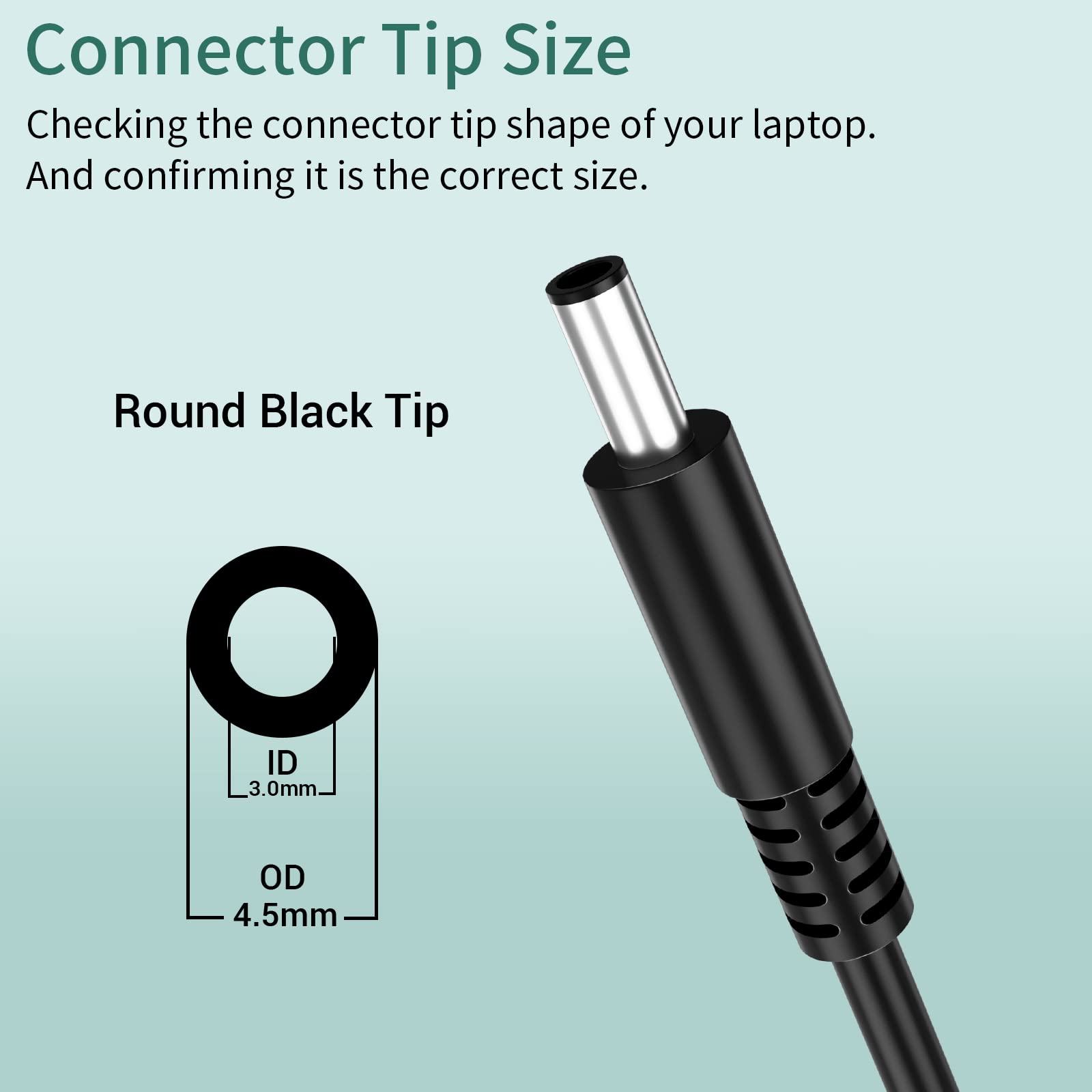65W Ac Adapter Charger Replacement For Dell Inspiron 15 3000 Charger 3552 3558 3576 3580 5551 5557 5558 5559 5566 5567 5568 5570