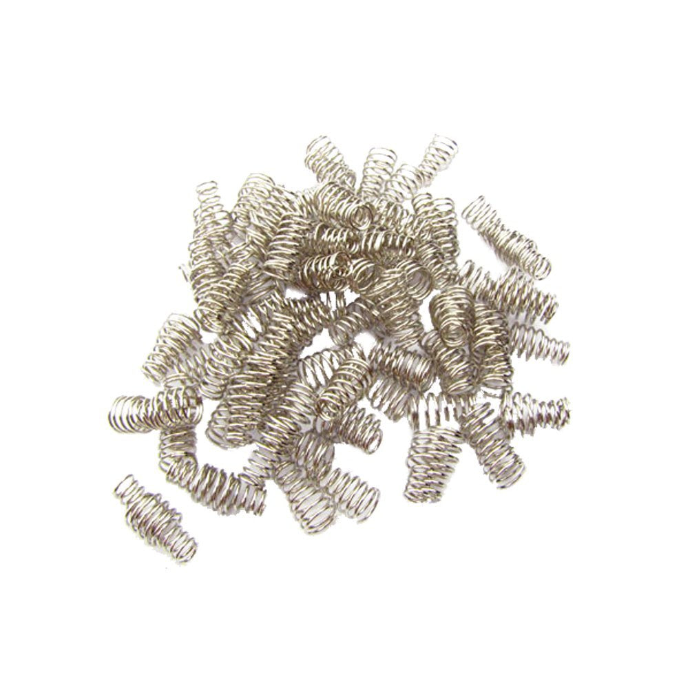 Musiclily 12X4.5/6.5Mm Conical-Style Guitar Single-Coil Pickup Height Springs,Nickel (Pack Of 50)