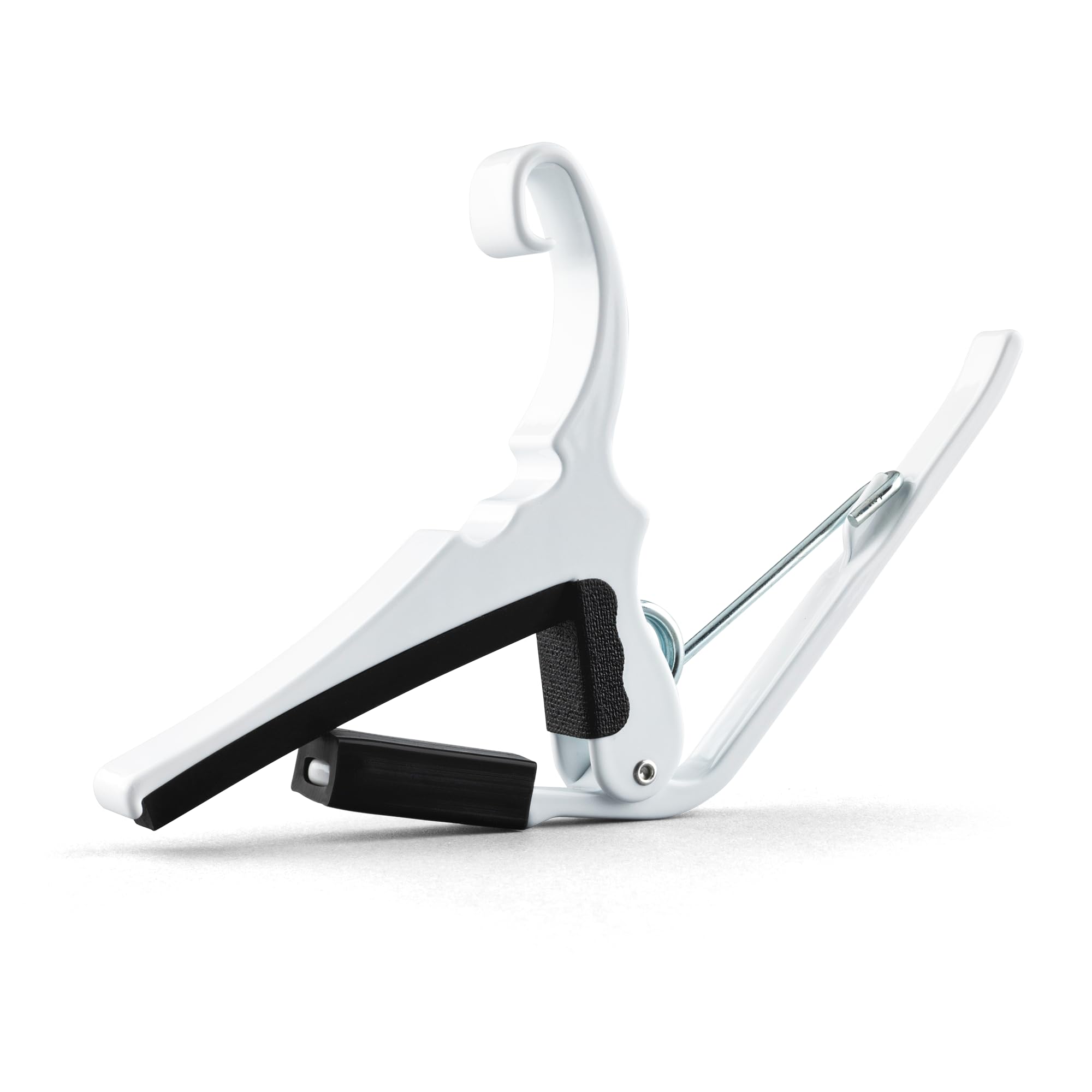 Kyser Quick Change Guitar Capo For 6 String Acoustic Guitars, Pure White, Kg6W