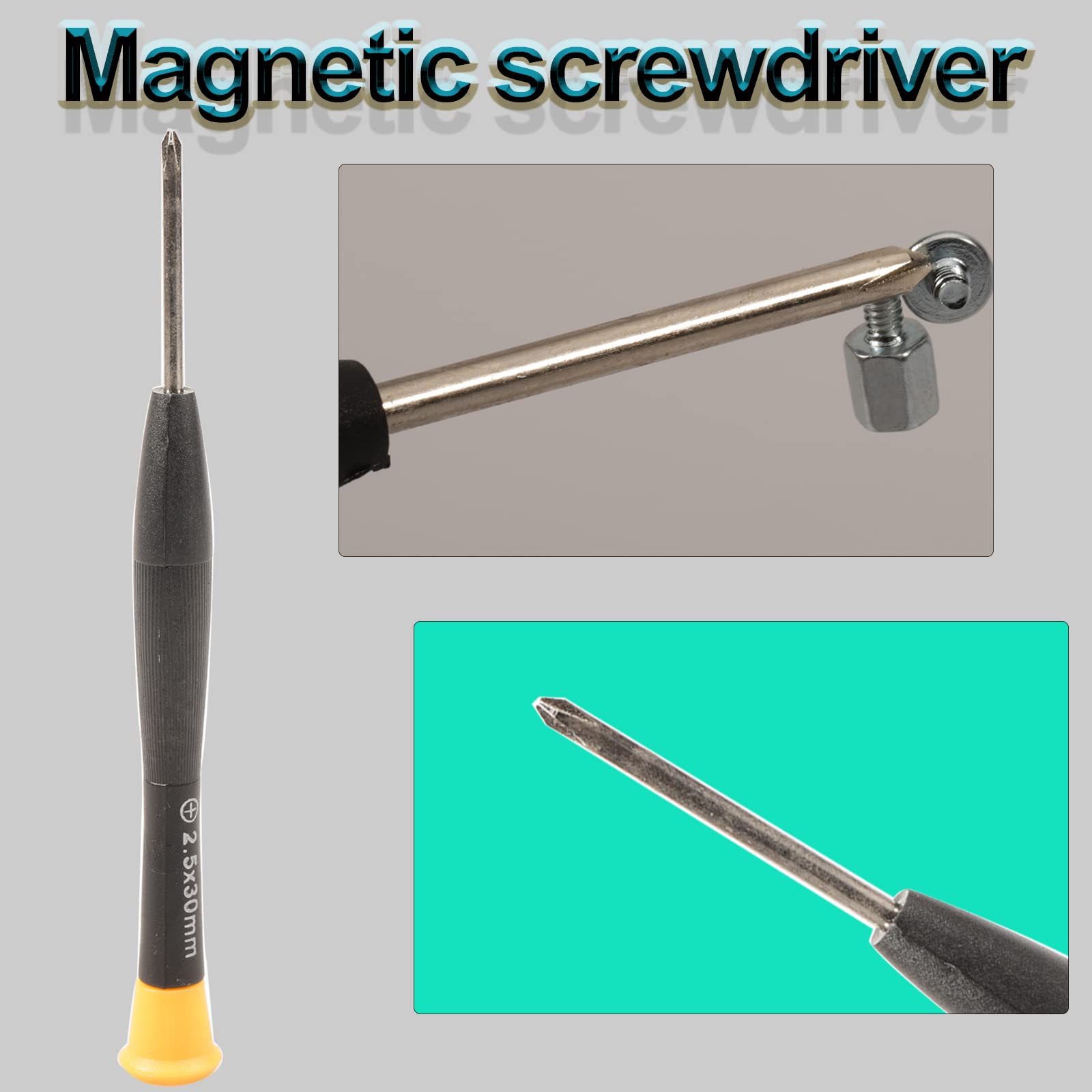 CO-RODE 20 Sets Silver M.2 Screws NVMe SSD Mounting Kit with Screwdriver for ASUS Motherboard