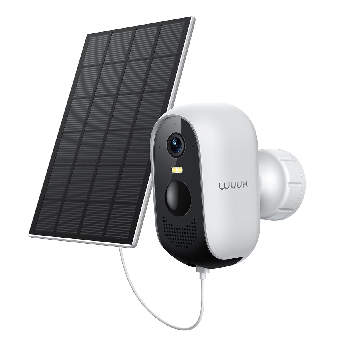 WUUK Add-on Solar Camera, Requires Base Station, Home Security Cameras Wireless Outdoor, 2K HD, No Monthly Fee, Compatible with 