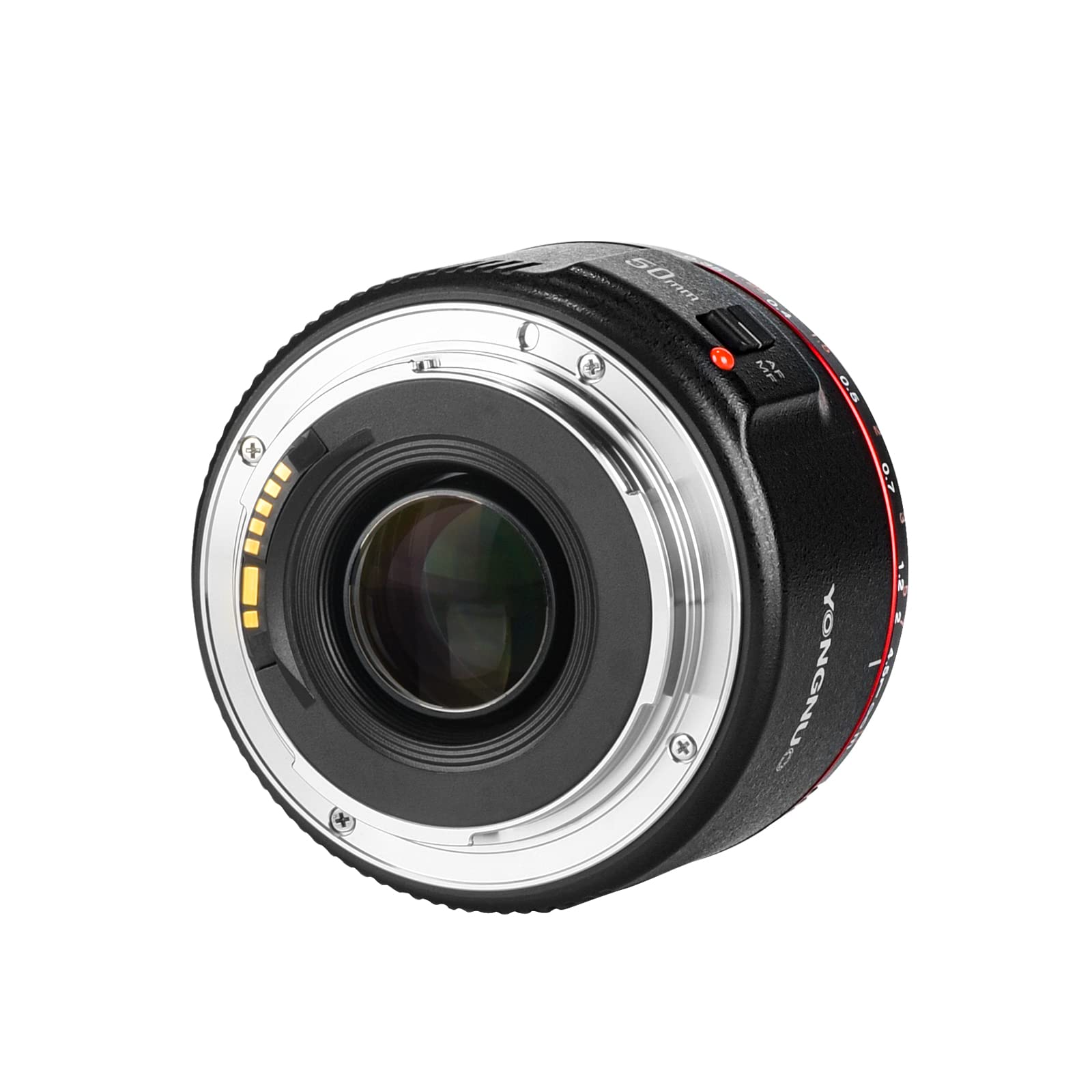 Yongnuo Yn50Mm F1.8 Ii Lens For Canon, 50Mm F1.8C Large Aperture, Af/Mf Standard Prime Lens For Canon