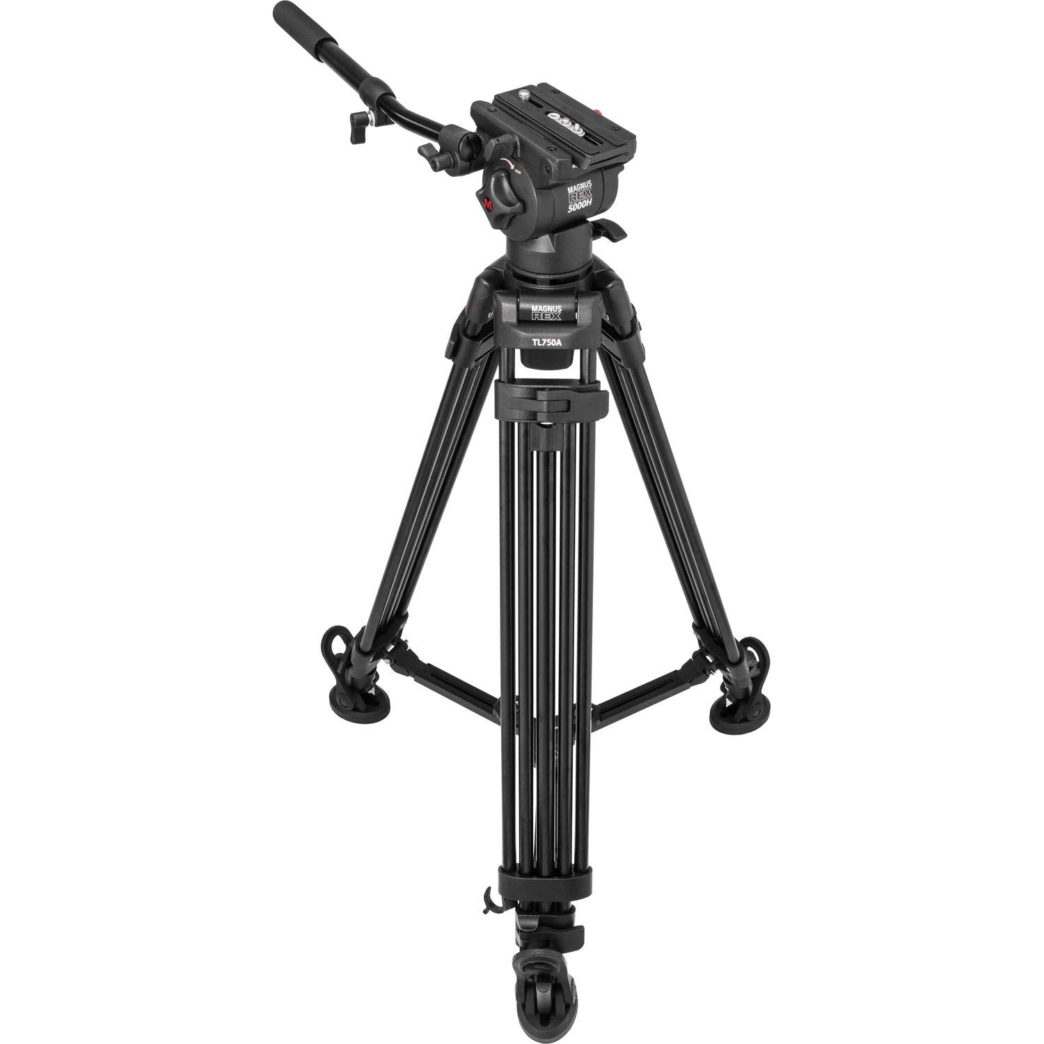 Magnus Rex Vt 5000 2 Stage Video Tripod With Fluid Head
