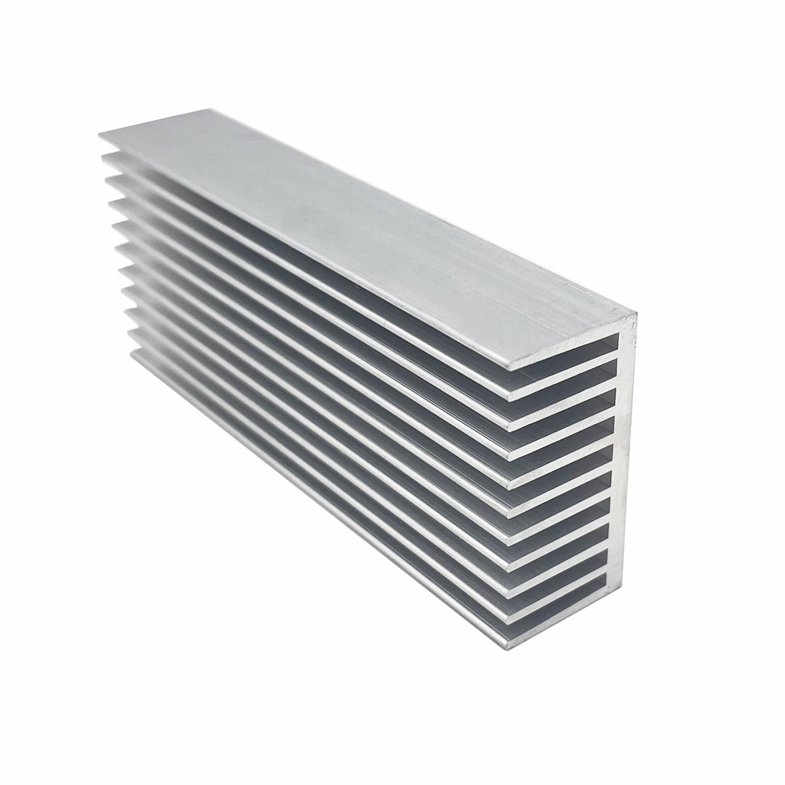 Awxlumv 2Pcs Aluminum Heatsink 100 X 40 X 20Mm/ 3.94X1.57X0.79 Inch Heat Sink Chipset Diffusion Cooling Fin Comb Heat Sinks Cool