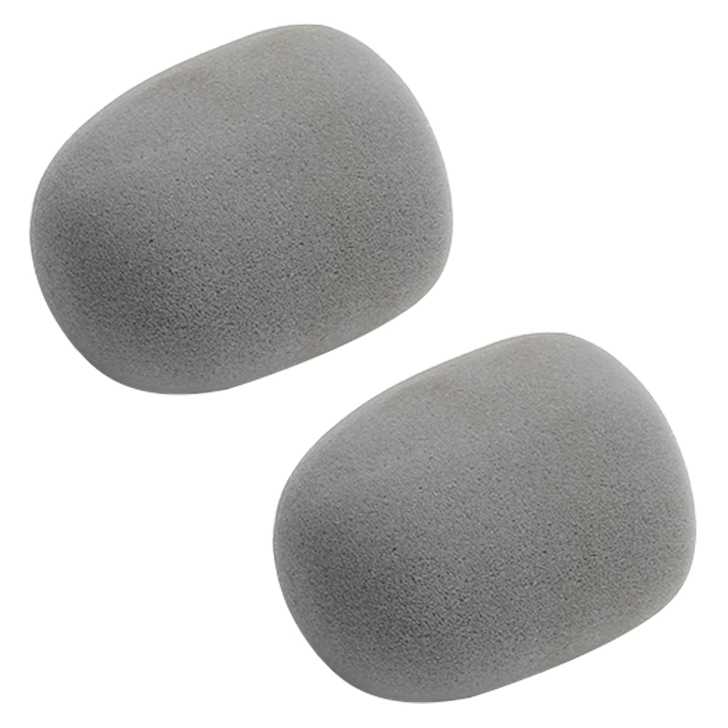 Fielect 5Pcs Microphone Cover Sponge Foam Mic Cover Handheld Microphone Windscreen Shield Protection Micro Foam Filter Gray For Ktv Broadcasting