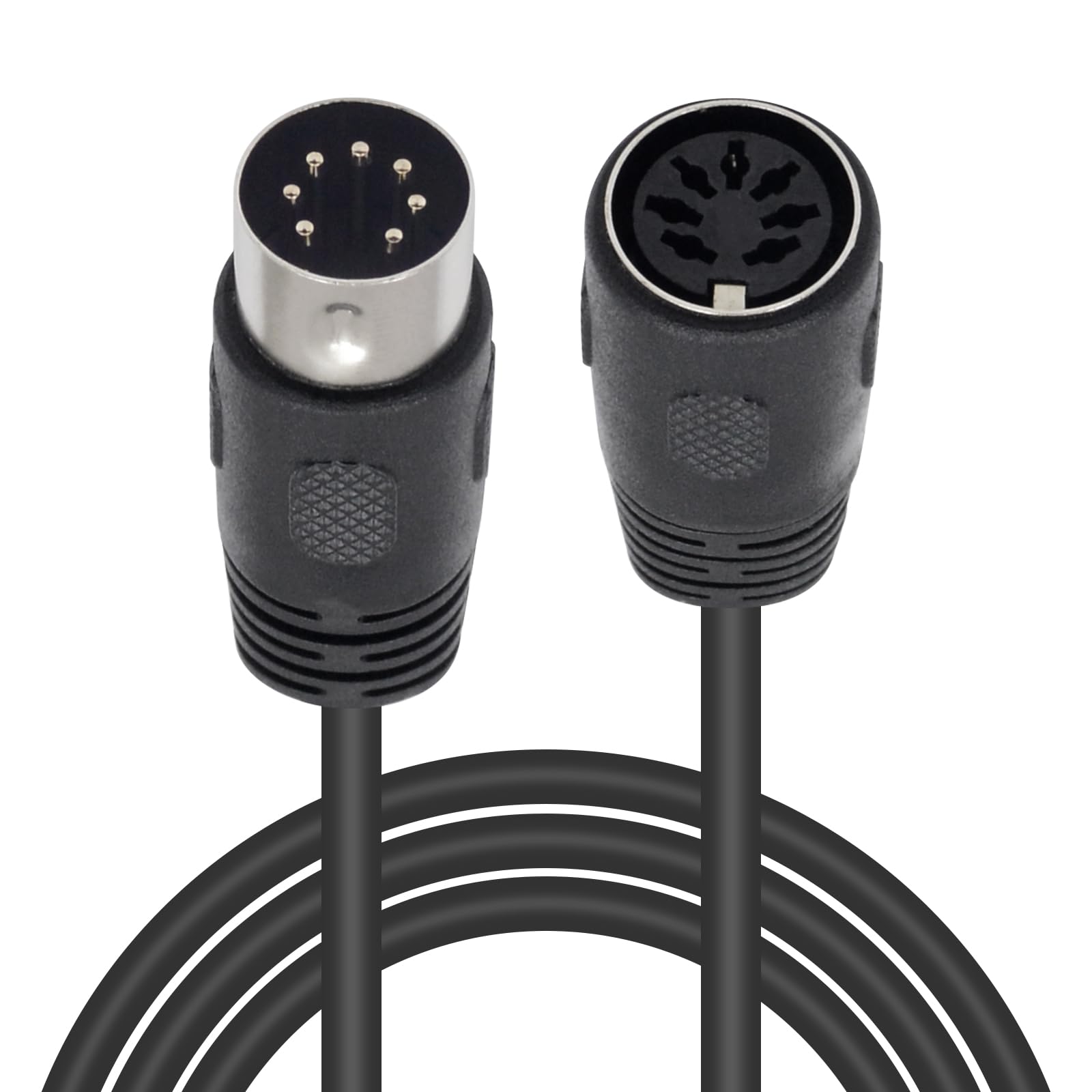 Poyiccot 7 Pin DIN Cable, 7Pin DIN Male to Female Extension Cable, Professional Premium Audio Extender Cord for B & O, Stereo Sy