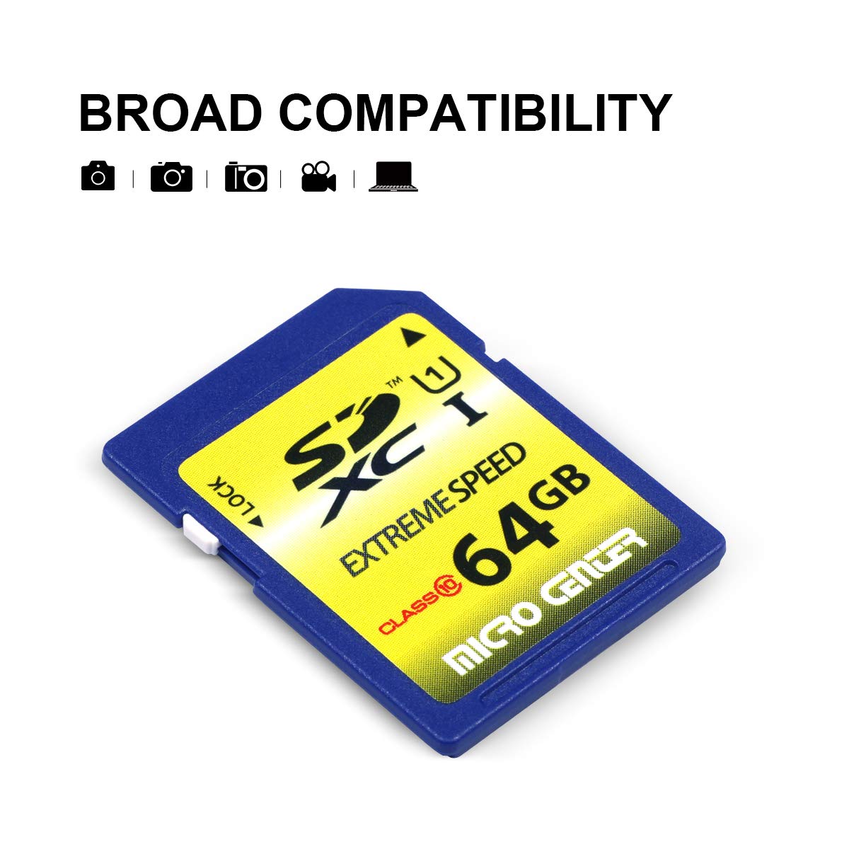 Inland 64Gb Class 10 Sdxc Flash Memory Card Standard Full Size Sd Chip Ush-I U1 Trail Camera By Micro Center