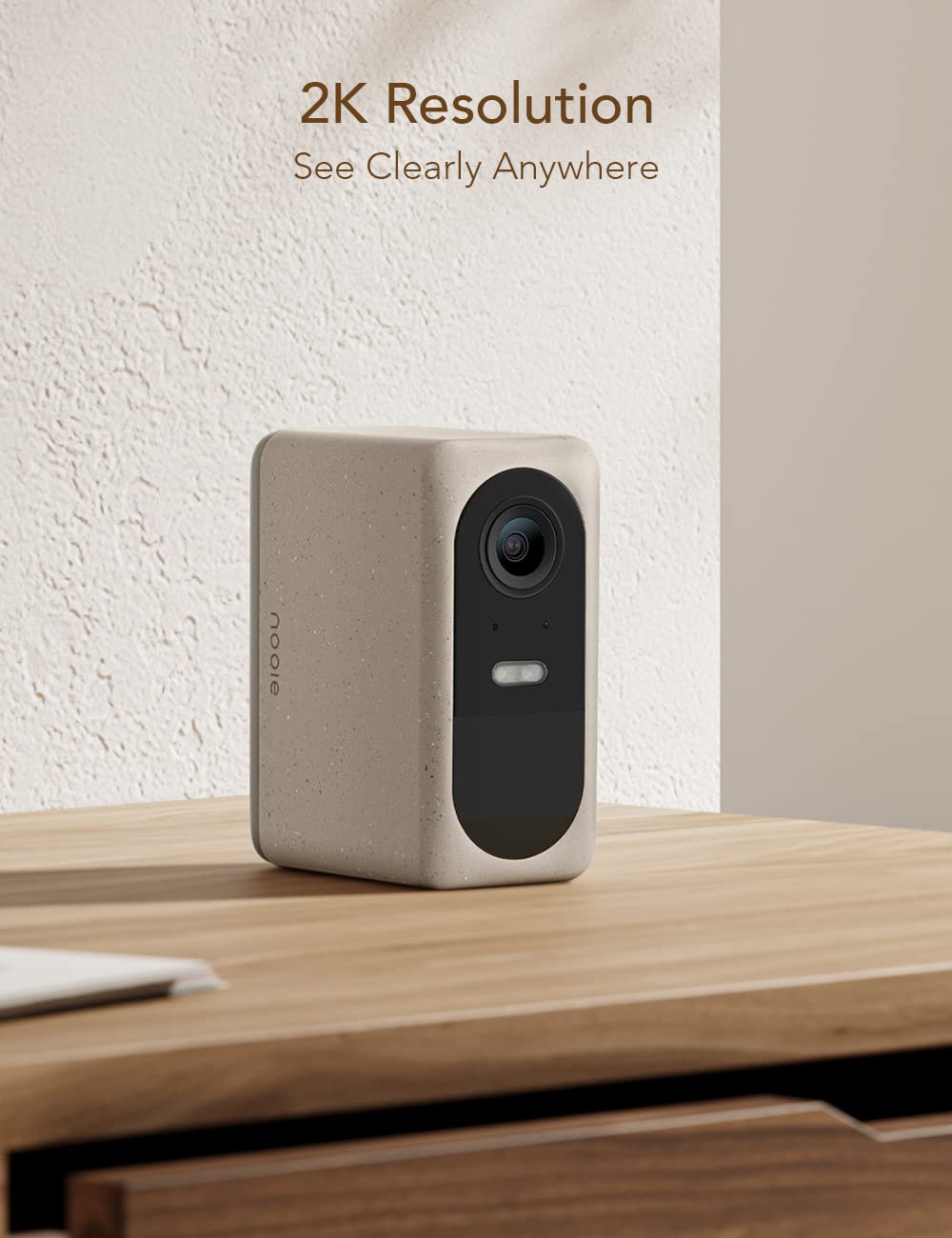 Nooie Pro Cam, 2K Security Cameras Wireless Outdoor, Battery Powered Security Camera For Home Security, 2.4/5Ghz Wifi Surveillan