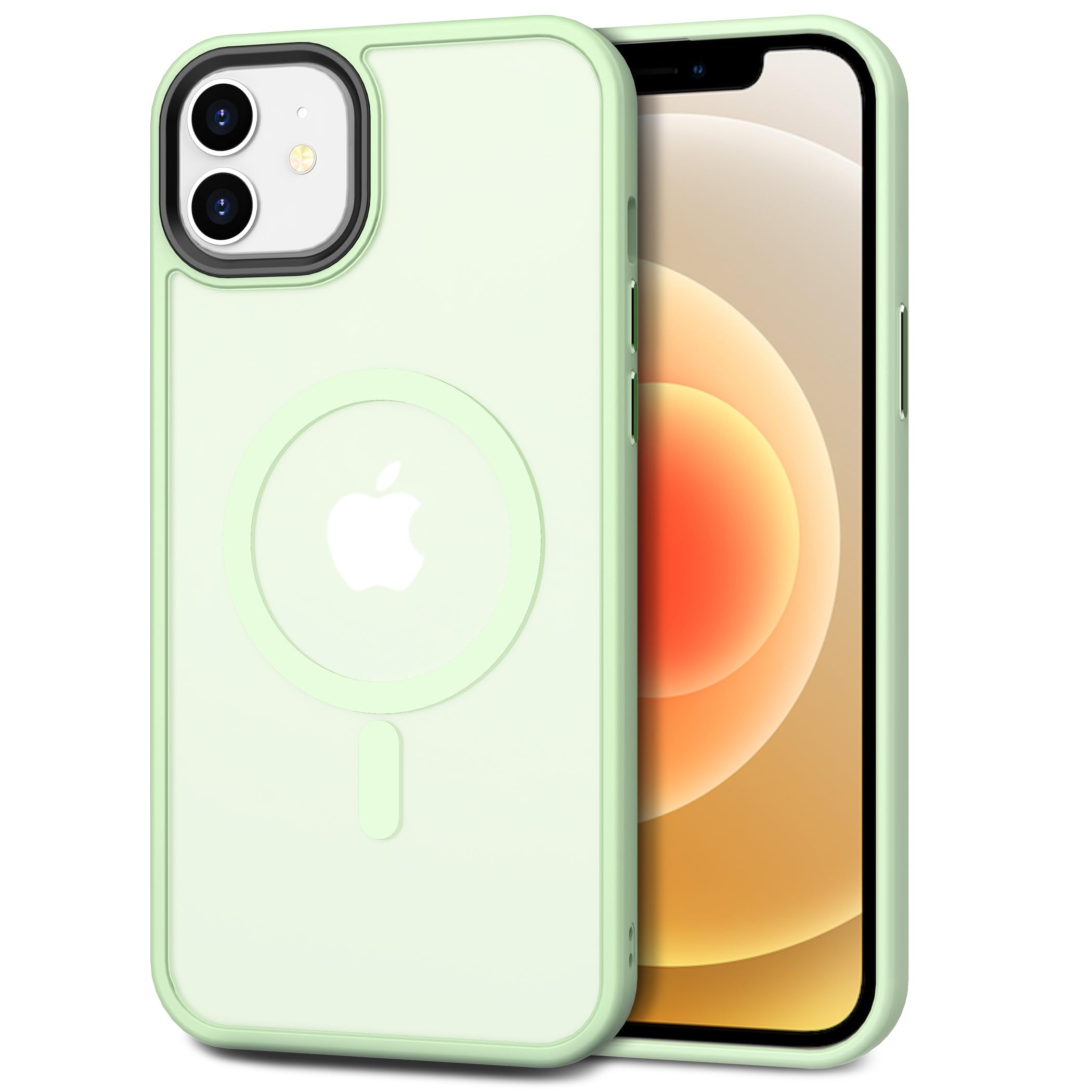 Cacoe Magnetic Case For Iphone 12 & Iphone 12 Pro 2020 6.1 Inch Compatible With Magsafe & Magnetic Car Phone Mount,Tpu Thin Phon