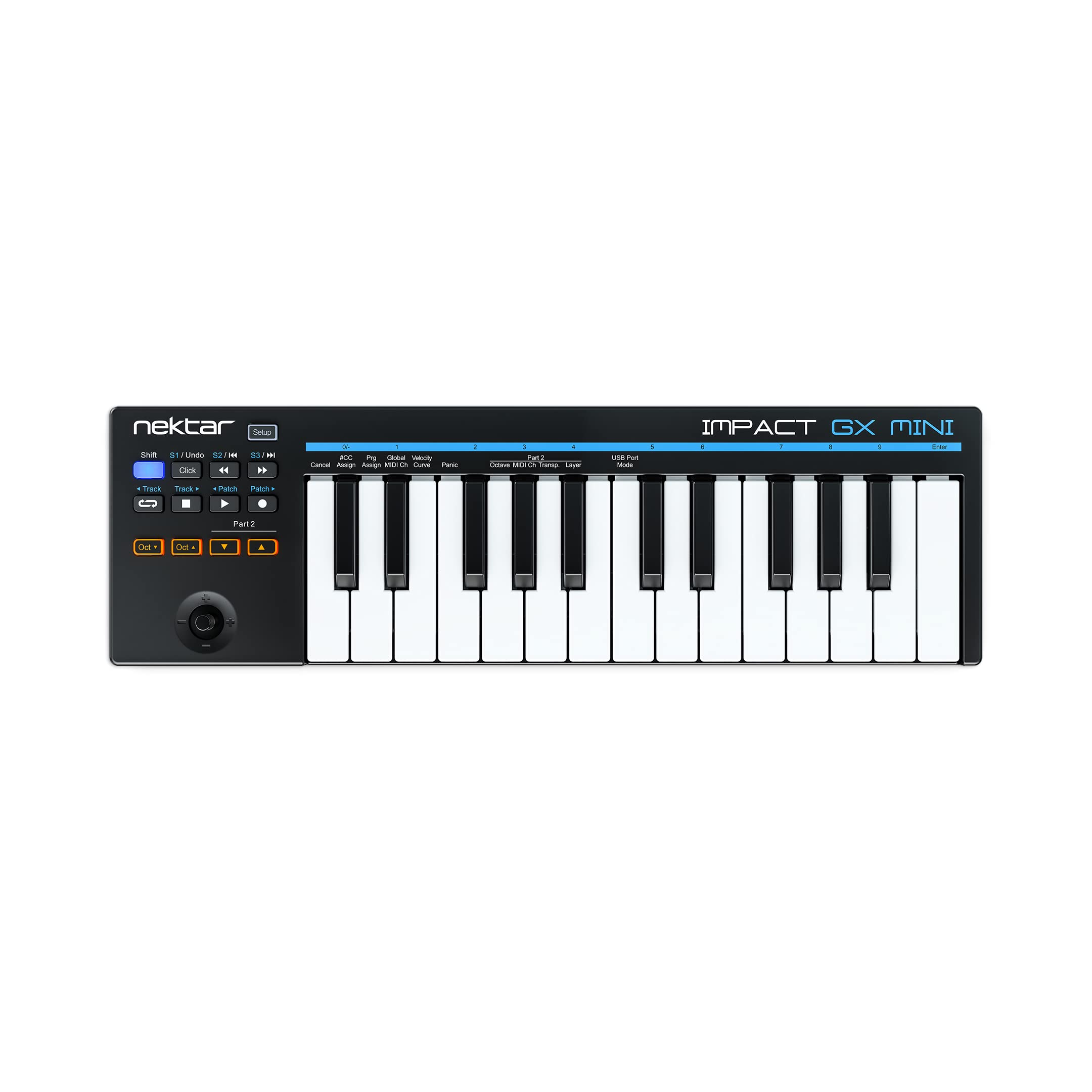 Nektar Impact Gx Mini Usb Midi Controller, 25 Key