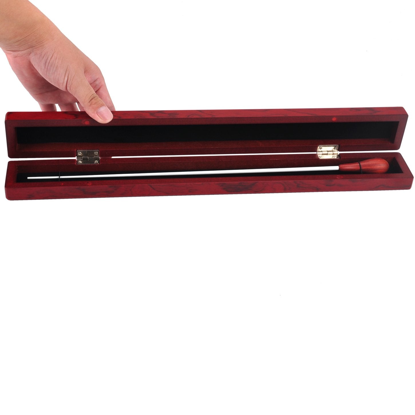 Music Conducting Baton Orchestra Baton Rosewood Handle Baton With Wooden Gift Box Conducting Baton(Rosewood Baton+Wooden Box)