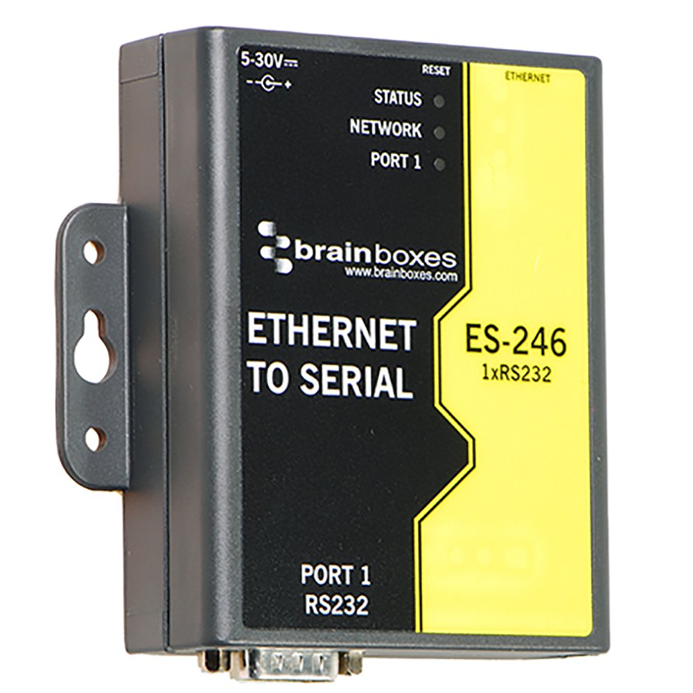Brainboxes Device Server   10Mb Lan, 100Mb Lan, Rs 232 (Es 246)