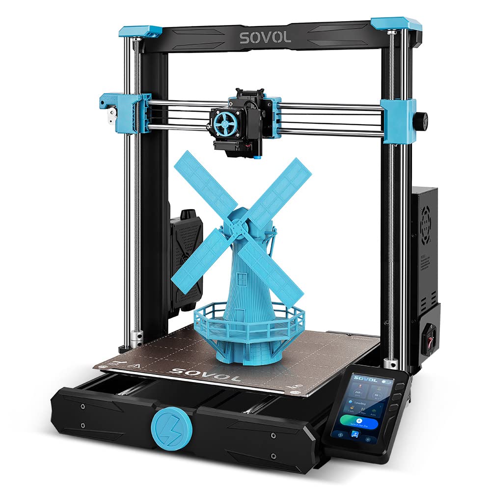 Sovol Sv06 Plus 3D Printer With 300? High Temp 250Mm/S High Speed All Metal Hotend, Planetary Dual Gear Direct Drive Touch Scree