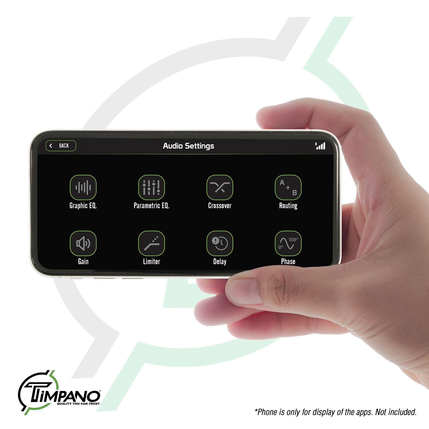 Timpano Tpt Sp4Bt Bluetooth Dsp 4 Output Channel  Full Digital Signal Dsp Car Audio Processor   Built In Voltmeter And Remote Re