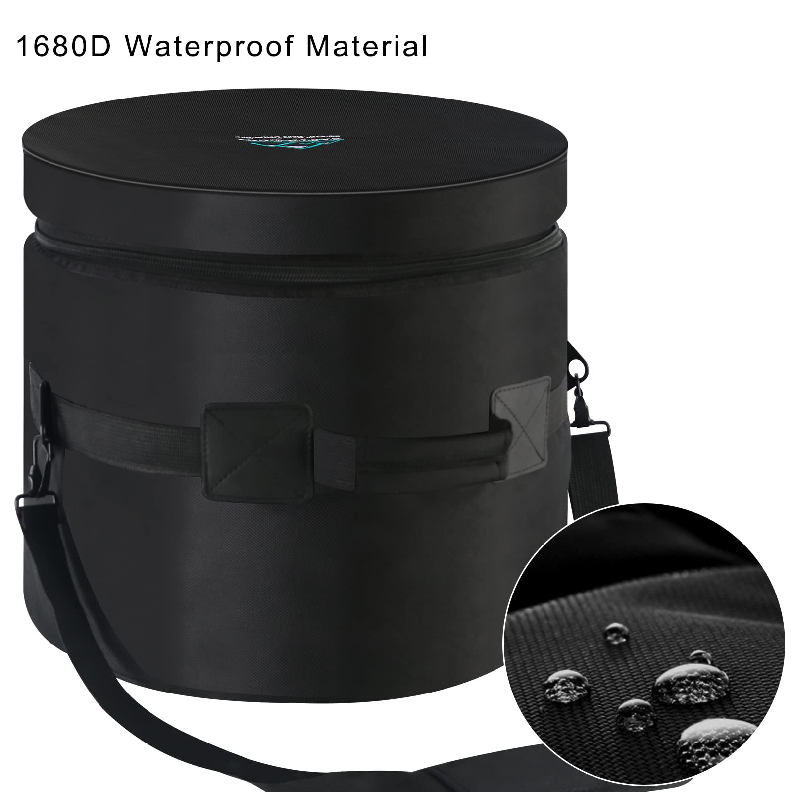 Eastrock 22'' X16'' Bass Drum Bag, Bass Drum Cases 15 Mm Thick Padding For Your Drum Protection (22 * 16'' Bass)