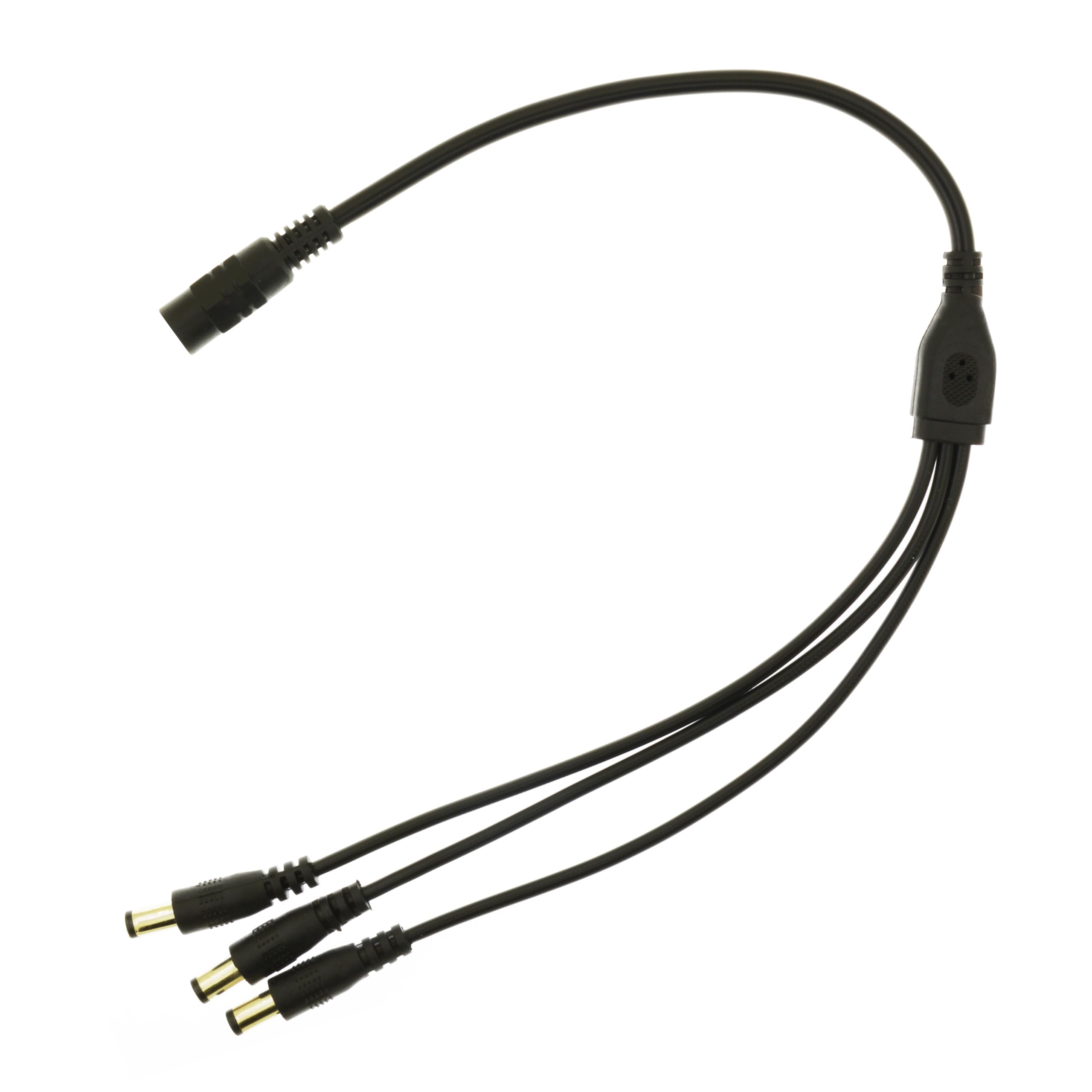 Yikaien 2 Pack Y Splitter Dc Power Cable 12V, 1 Female To 3 Male, 5.5Mm X 2.1Mm, Extension Cord For Cctv, Led Strips, Routers, 1