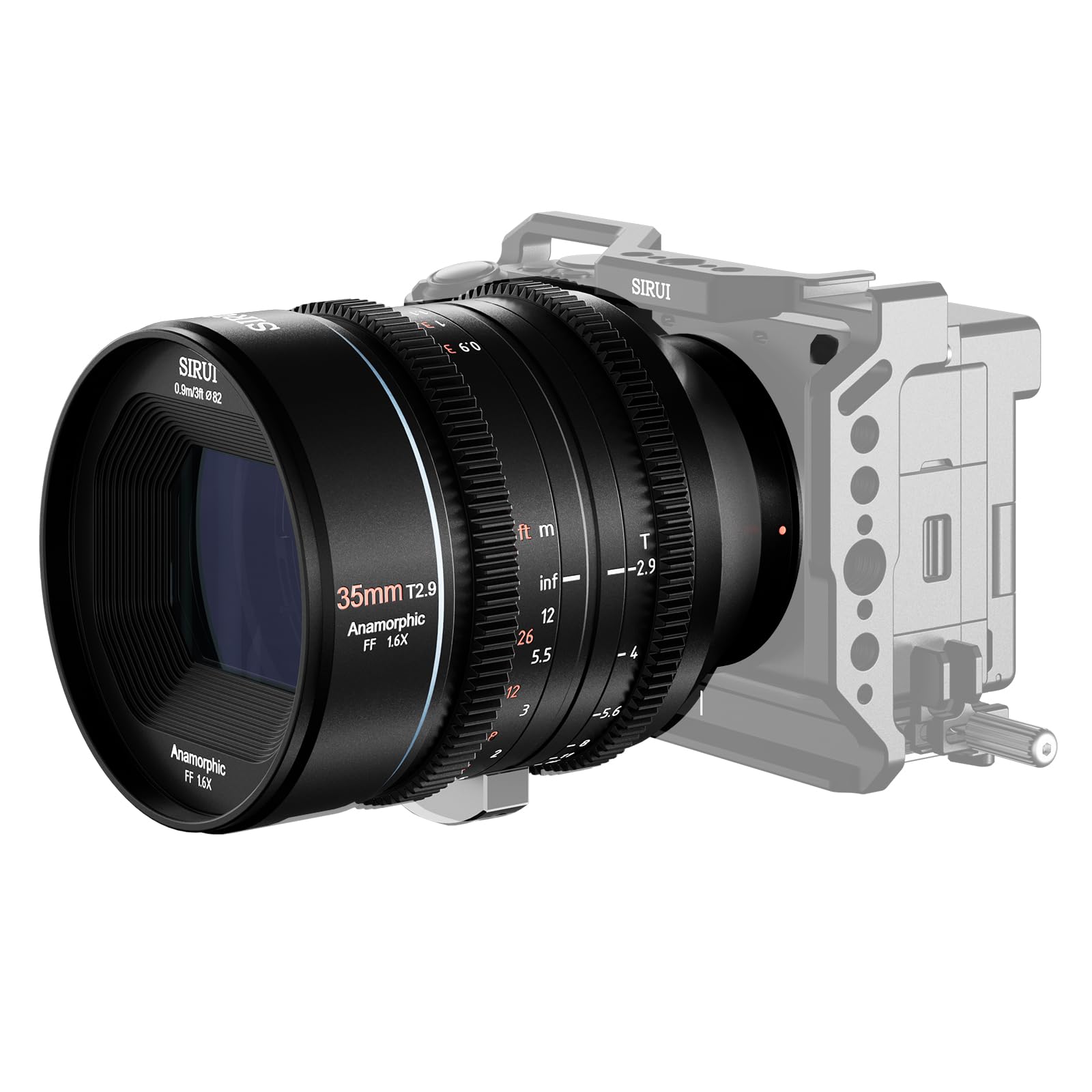 Sirui 35Mm T2.9 1.6X Full Frame Anamorphic Lens Cinema Lens (L Mount)