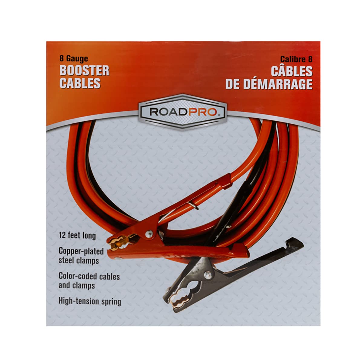 Roadpro Rp04851 8 Gauge Booster Cables