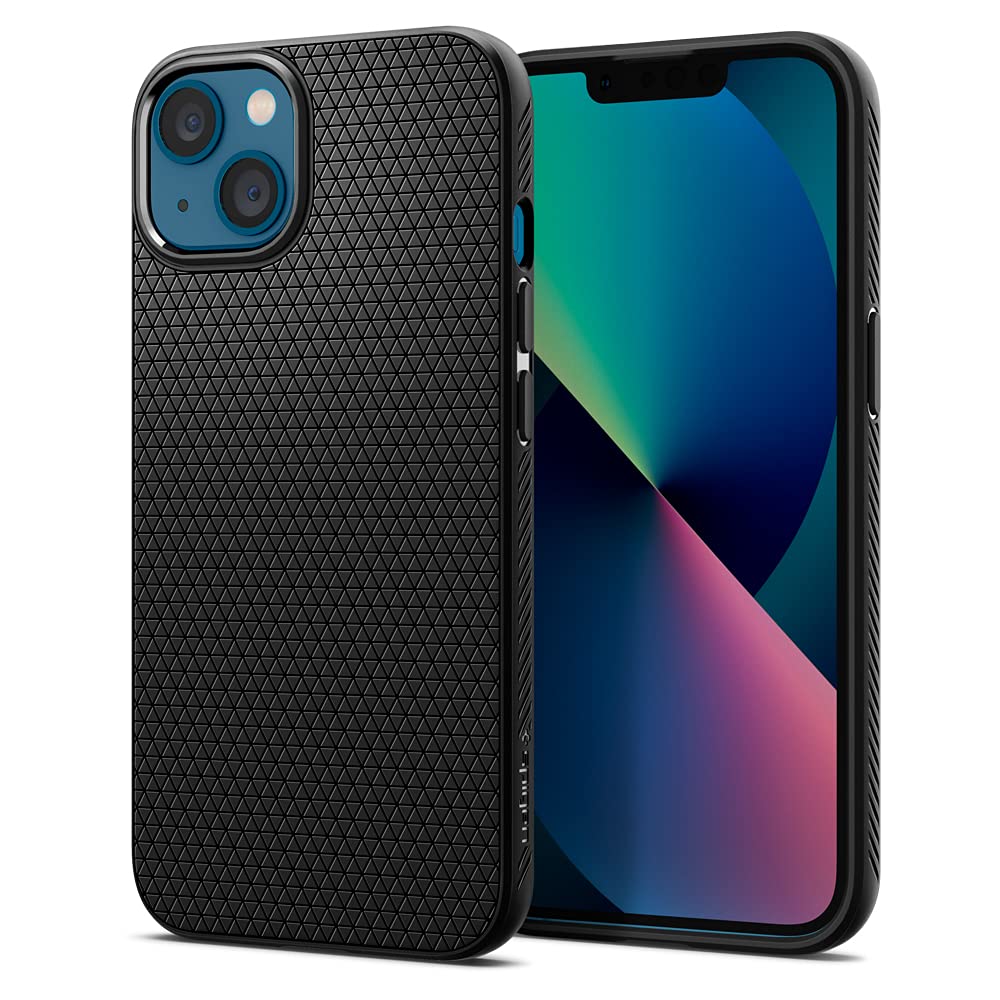 Spigen Liquid Air Designed for iPhone 13 Mini Case (2021) - Matte Black