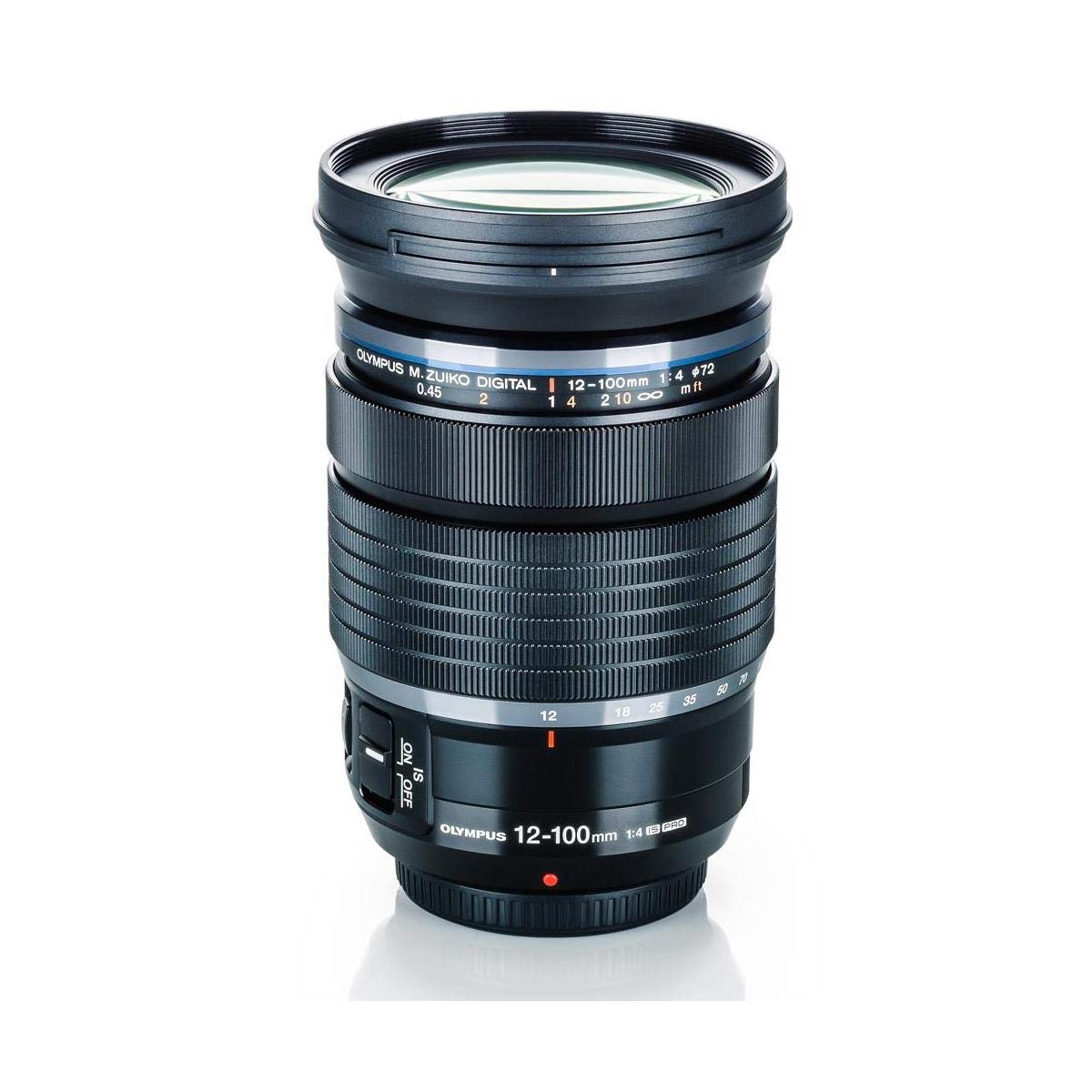 Olympus M.Zuiko Digital Ed 12 100Mm F/4 Is Pro Lens For Micro Four Thirds, Black