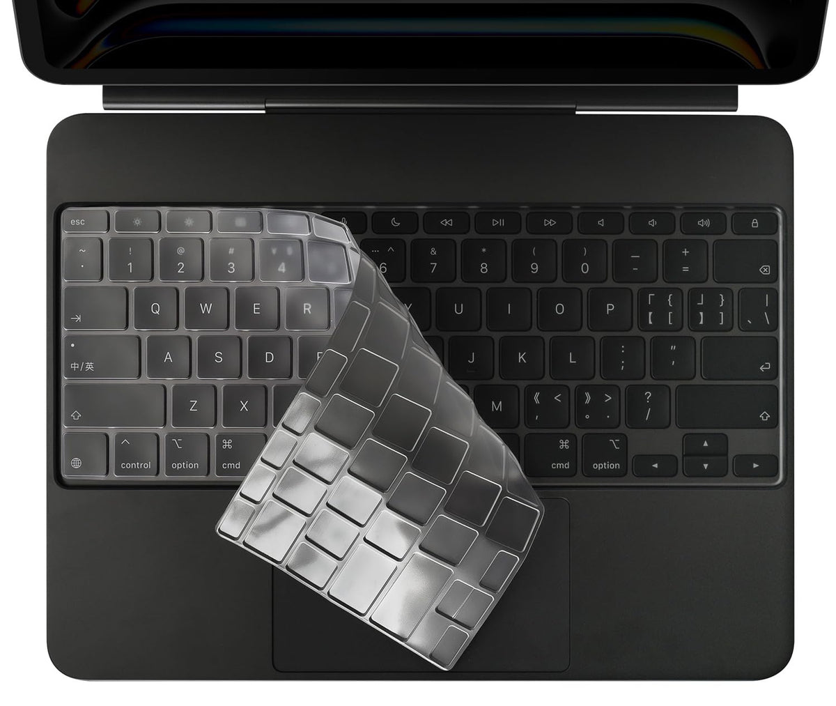 Keyboard Cover Skin for 2024 iPad Pro 13-inch M4 (A2925/A2926) with Magic Keyboard,iPad Pro 7th Generation Magic Keyboard Protec