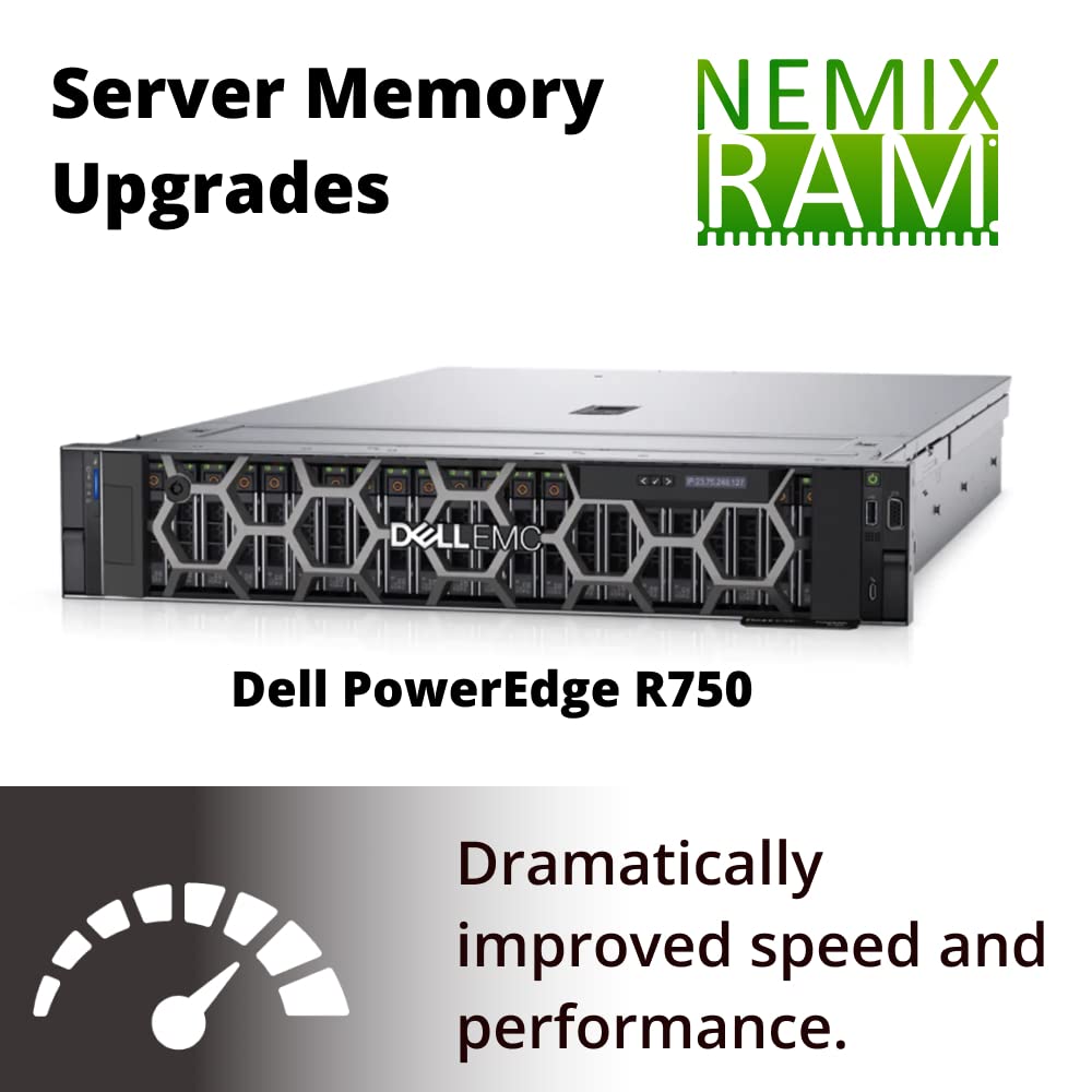 Nemix Ram 8Gb Ddr4 3200 Pc4 25600 Ecc Rdimm Registered Server Memory Upgrade For Dell Poweredge R750 Rack Server
