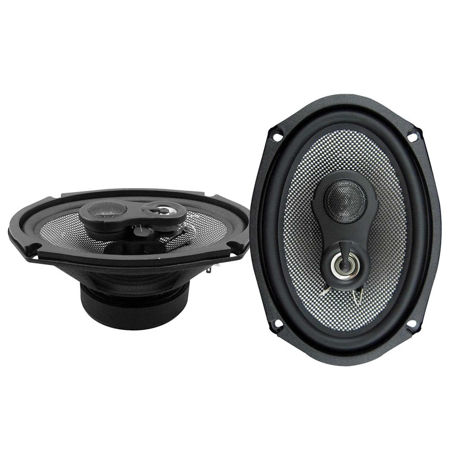 American Bass Usa Sq 6X9 200 Watt 3 Way Coaxial Speakers